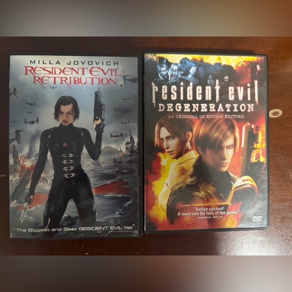 Resident Evil 2 DVD Bundle Includes Retribution and Degeneration